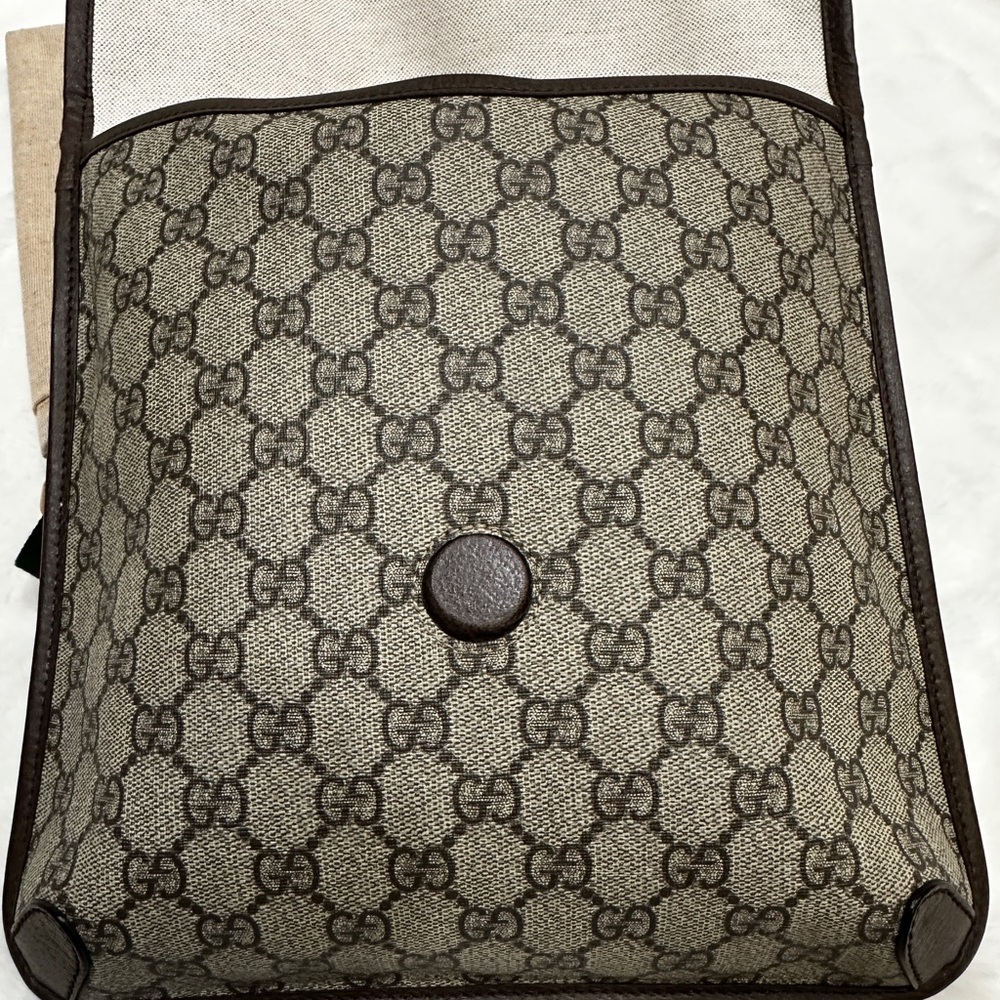 Gucci Neo Vintage Envelope Messenger GG Coated Canvas Medium   Authentic - Picture 11 of 14